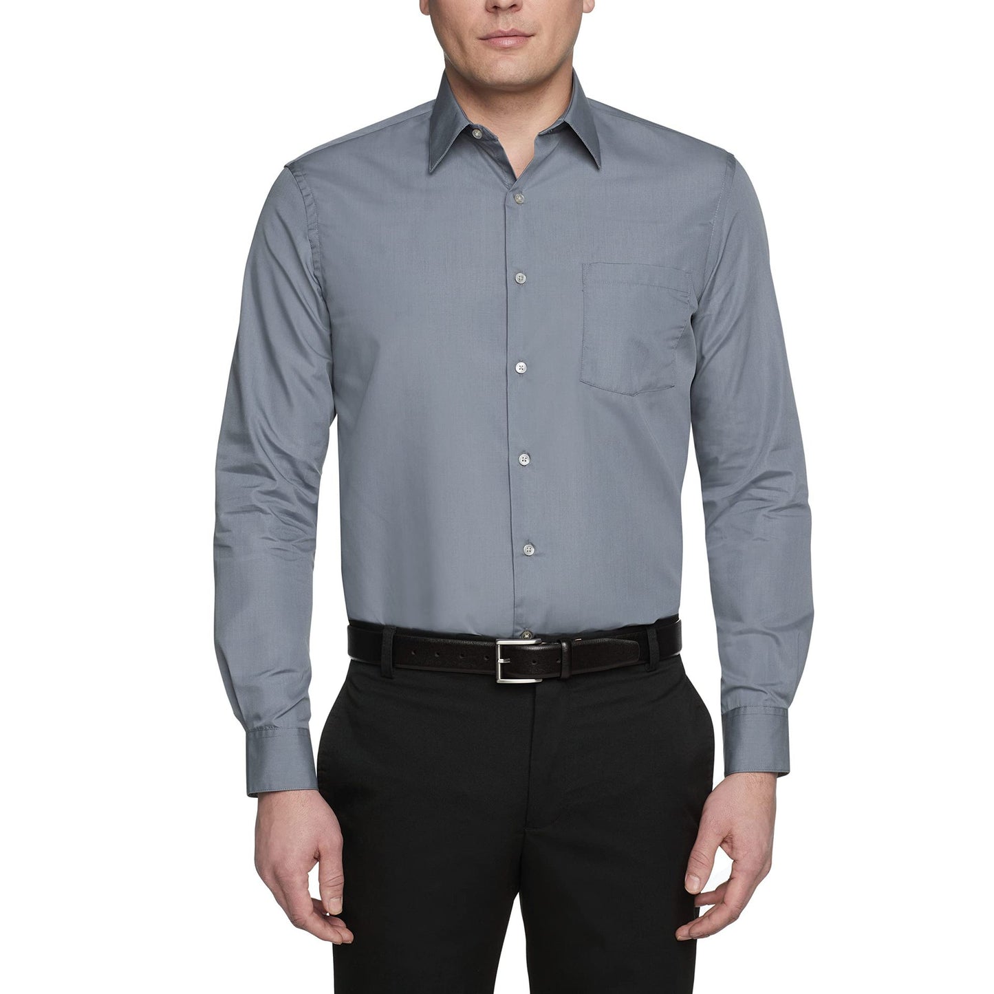 Chemise blanche homme habillée couleur unie