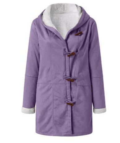 The Aurora — Women's Fleece-Lined Vintage Hooded Trench Coat