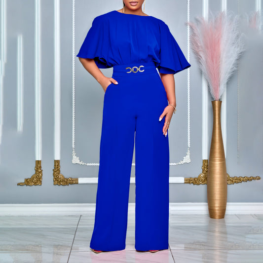 (Plus Size) Wide-Leg Jumpsuit