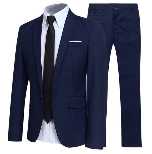 Traje de negocios/boda de 3 piezas para hombre