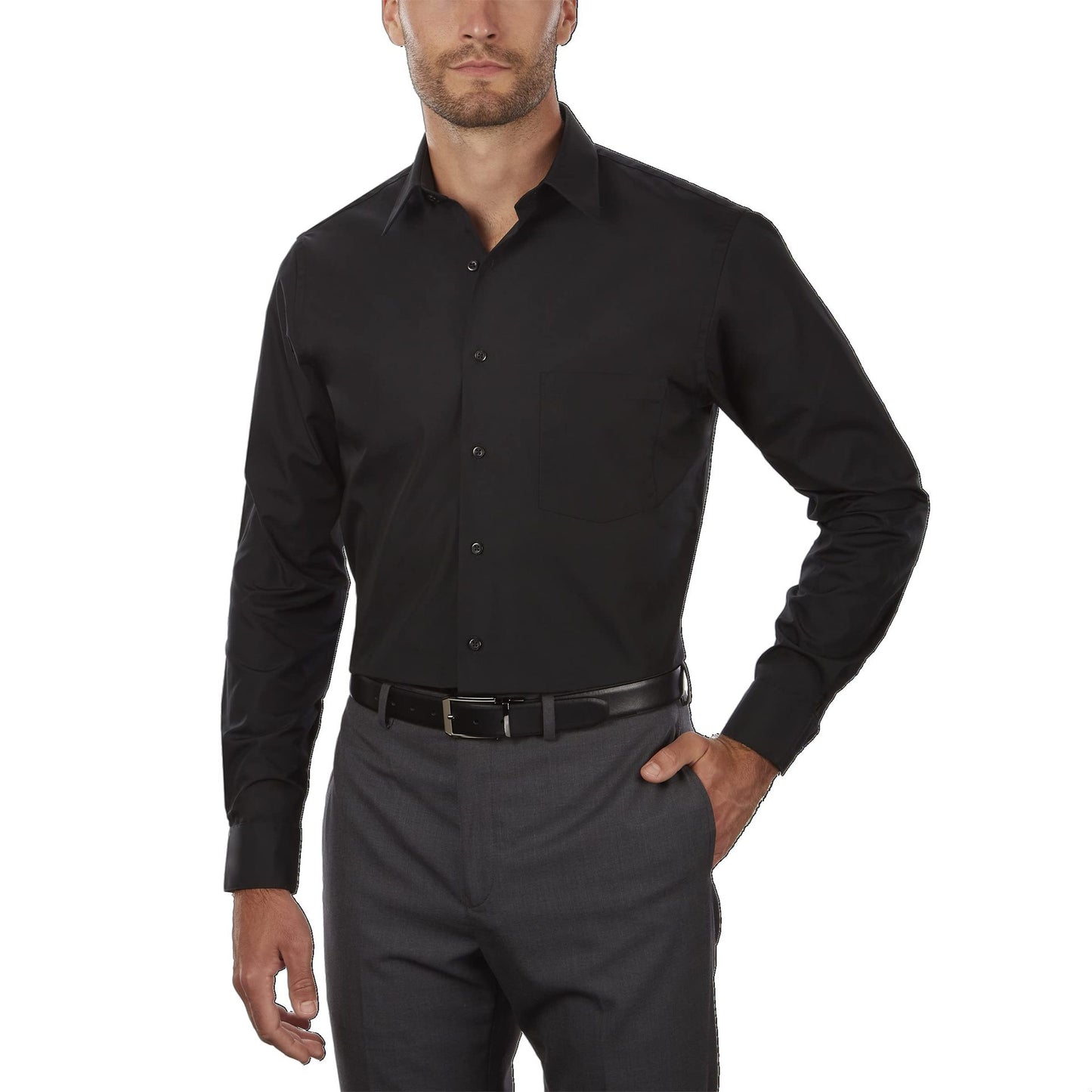 Chemise blanche homme habillée couleur unie