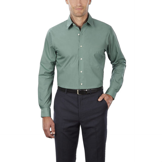 Camisa blanca de hombre formal de color liso