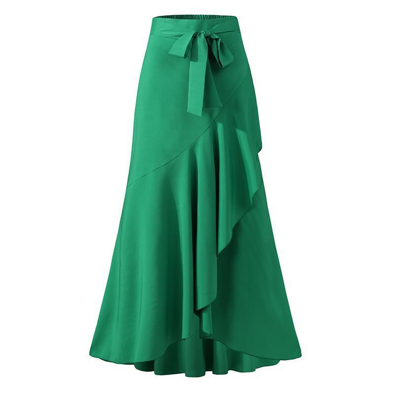 Jupe asymétrique taille haute Elora
